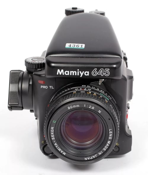 Mamiya Pro TL 645 6X4.5 medium format camera w/ 80mm F2.8 N Mamiya Pro TL 645 6X4.5 medium format camera w/ 80mm F2.8 N
